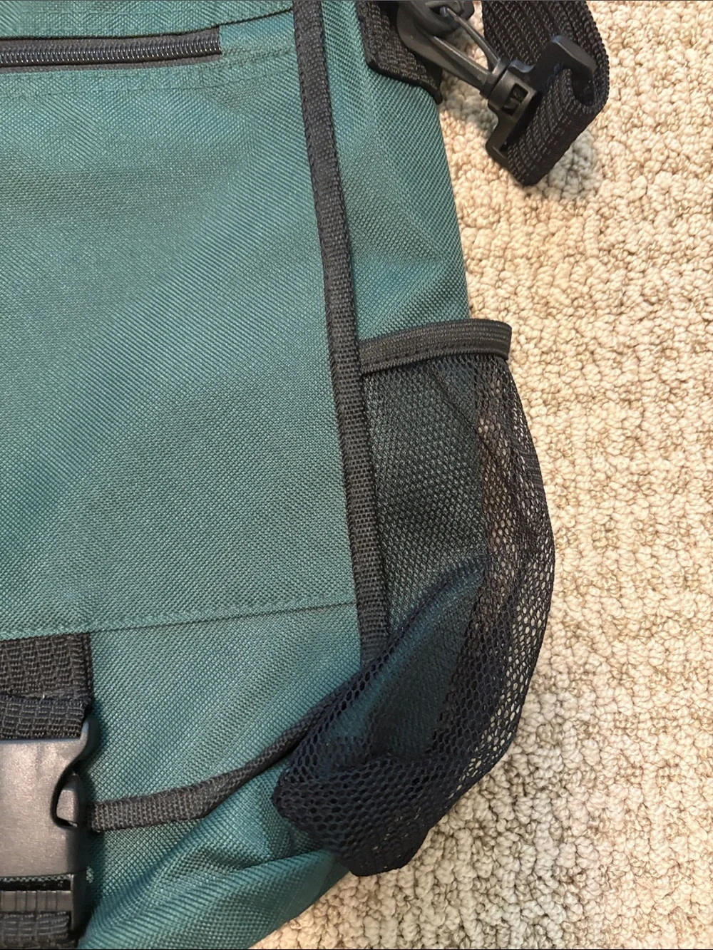 Green Messenger Bag by 4Imprint, U Penn logo